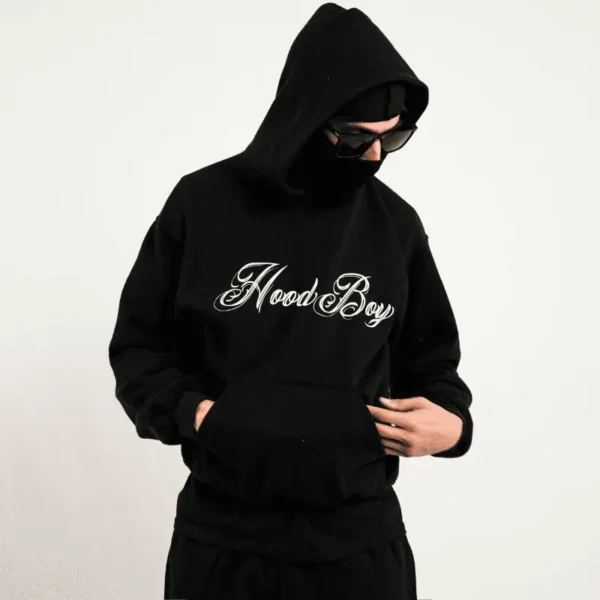 Black Hoodie - HoodBoy - Edropit