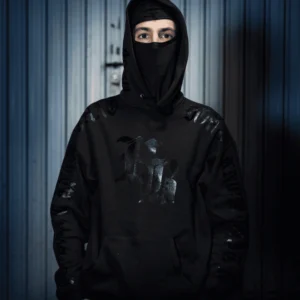 Unknown Black Hoodie - Hoodboy - Edropit