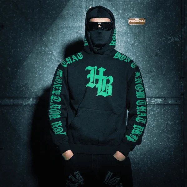 Unknown Green Hoodie - HoodBoy - Edropit