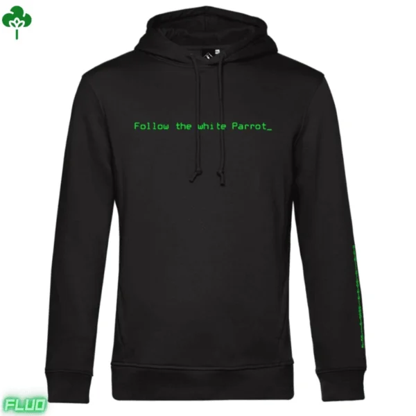 Follow The White Parrot Hoodie - Parrot Wear - Edropit