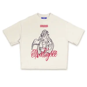 front cream coloured twin soul tee - Mon Elysee - Edropit
