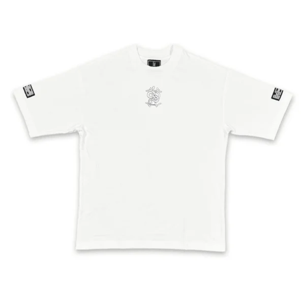 front white snake merged tee - Mon Elysee - Edropit