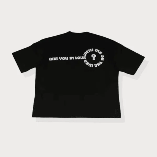 retro BLACK THE IDEA TEE - Dame de la plaine - Edropit