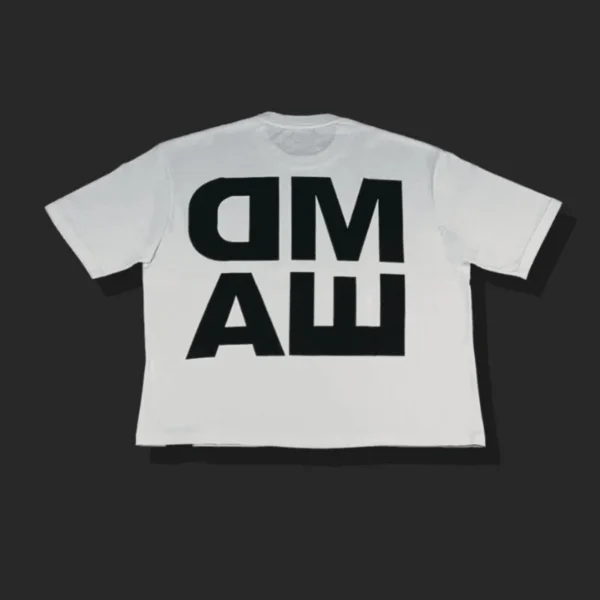 retro WHITE DDLP LOGO TEE - Dame De la Plaine - Edropit
