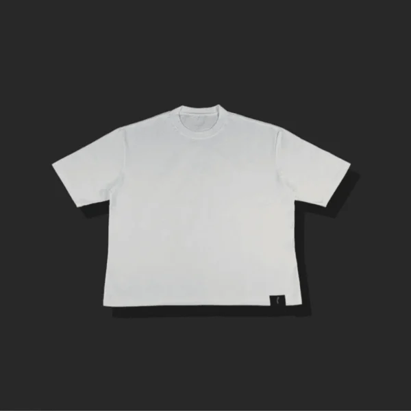 front WHITE THE IDEA TEE - Dame de la plaine - Edropit