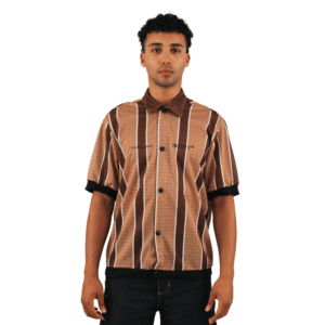 front brown bowling shirt - Injury - Edropit