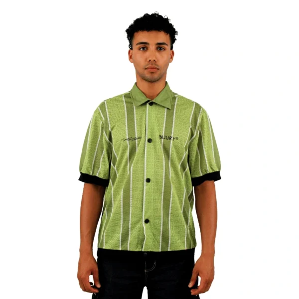 front green bowling shirt - Injury - Edropit