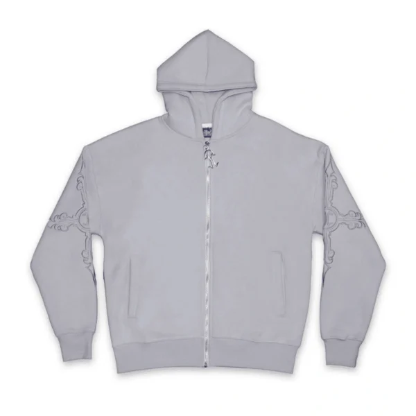 front ice grey wanna unchain hoodie - Mon Elysee - Edropit