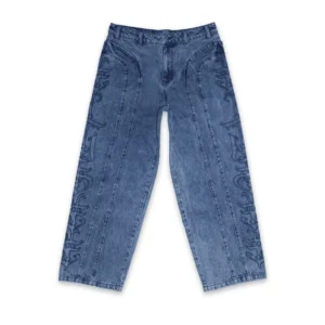 front washed blue elysee denim pants - Mon Elysee - Edropit