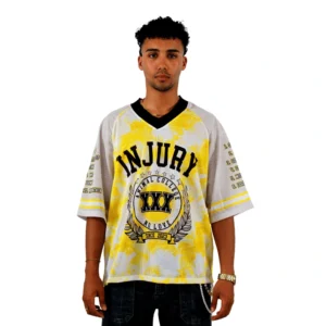 front yellow XXX T-shirt - Injury - Edropit