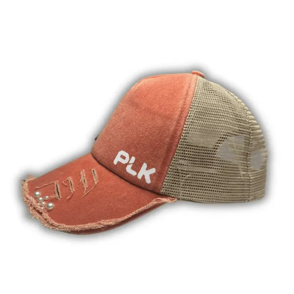 orange trucker cap 1 - PLK Lab - Edropit
