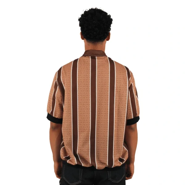 retro brown bowling shirt - Injury - Edropit