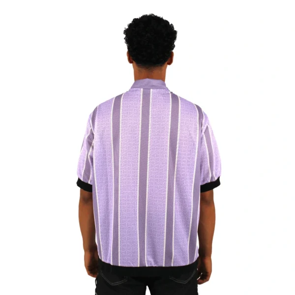Lilac Bowling Shirt - Injury - Image 2