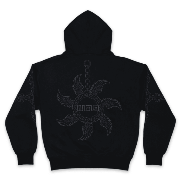 retro night black wanna unchain hoodie - Mon Elysee - Edropit