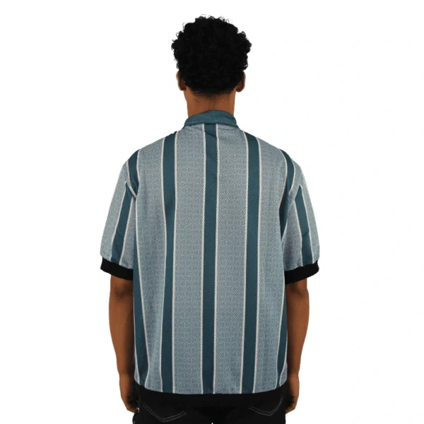 Teal Bowling Shirt - Injury - Image 2