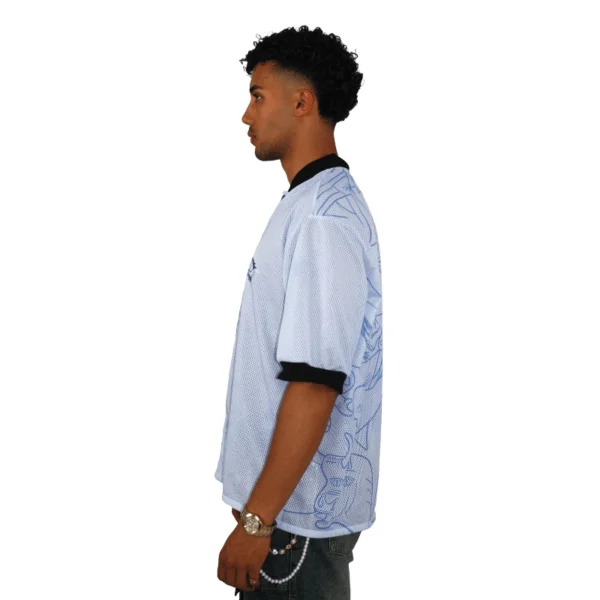 side blue picasso shirt - Injury - Edropit