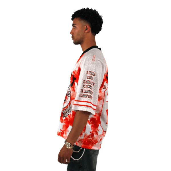 side sx red XXX T-shirt - Injury - Edropit