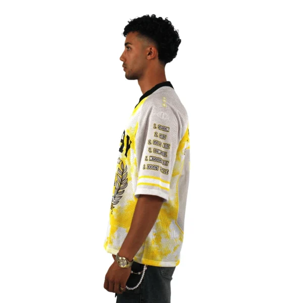 side sx yellow XXX T-shirt - Injury - Edropit