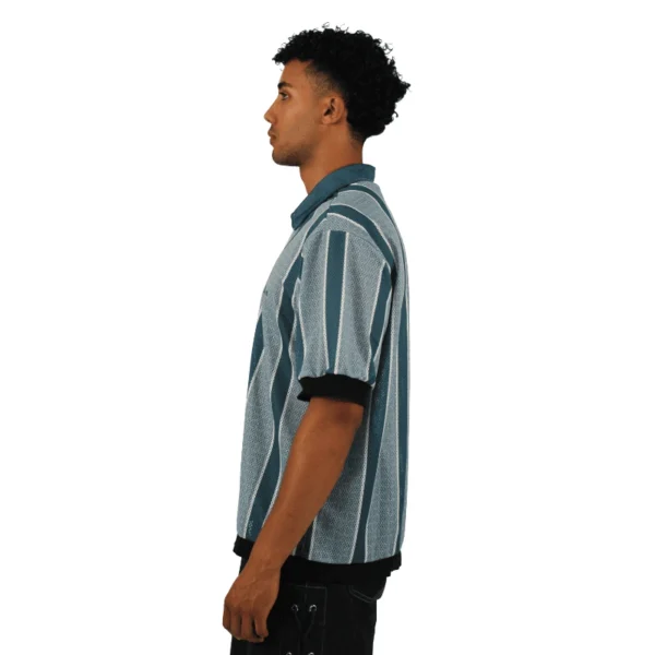 side teal bowling shirt - Injury - Edropit