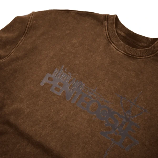detail Pentecoste Washed Crewneck - Nero Ottico - Edropit