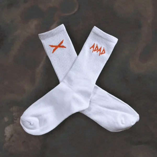 details Adad Army White Socks - Adad Wear - Edropit