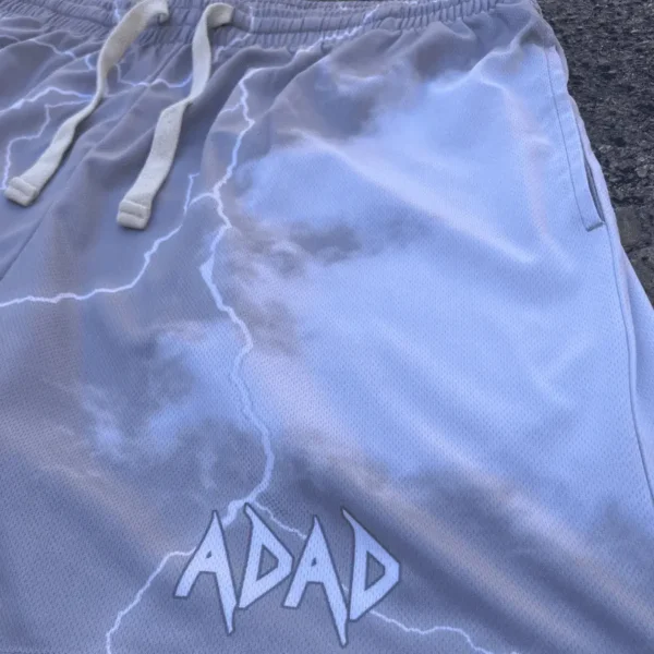 details Adad Grey Shorts - Adad Wear - Edropit