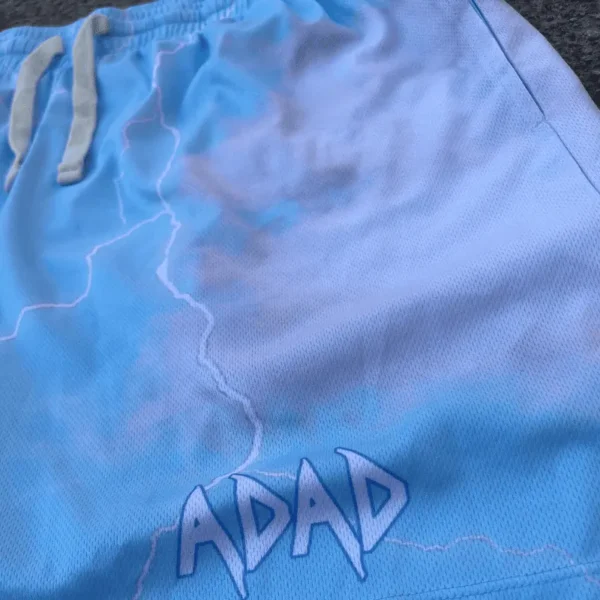 Adad Sky Blue Shorts - Adad Wear - Image 2