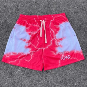 front Adad Red Shorts - Adad Wear - Edropit