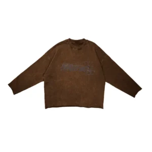 front Pentecoste Washed Crewneck - Nero Ottico - Edropit