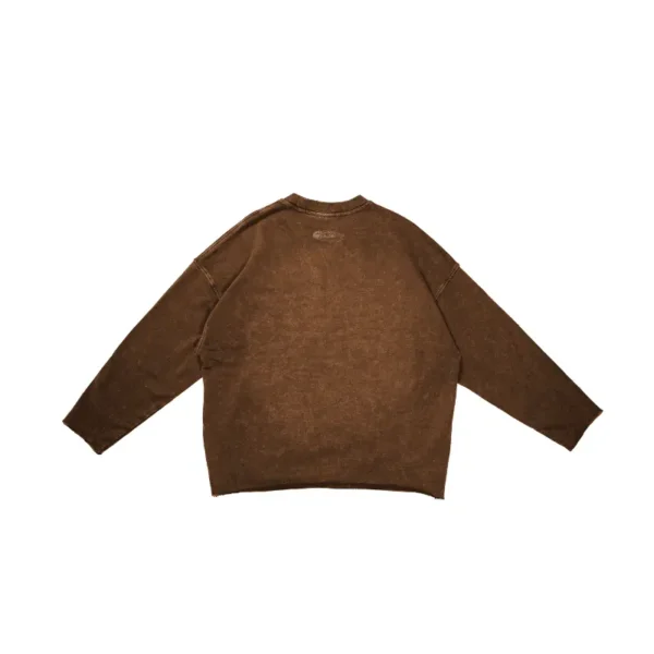 retro Pentecoste Washed Crewneck - Nero Ottico - Edropit