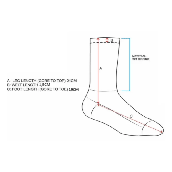 sizes Adad Army Socks - Adad Wear - Edropit