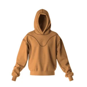 front Analogy Kamel Embroidery Hoodie - Analogy Studios- Edropit
