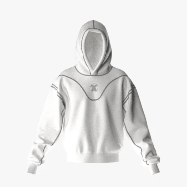front Analogy Avory Embroidery Hoodie - Analogy Studios- Edropit