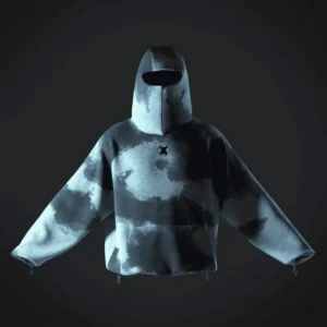 front Analogy Fleece Jacket Tye Dye - Analogy Studios - Edropit