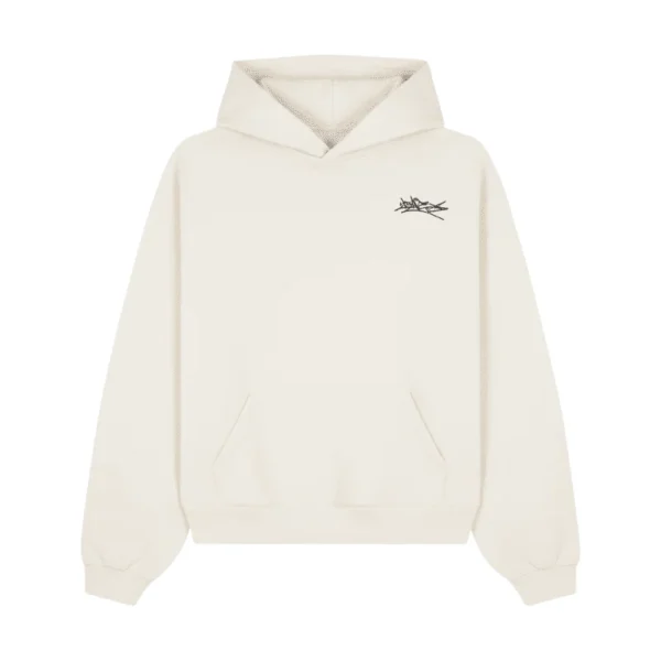 front Cream Soviet Street Hoodie - Leave Worldwide - Edropit